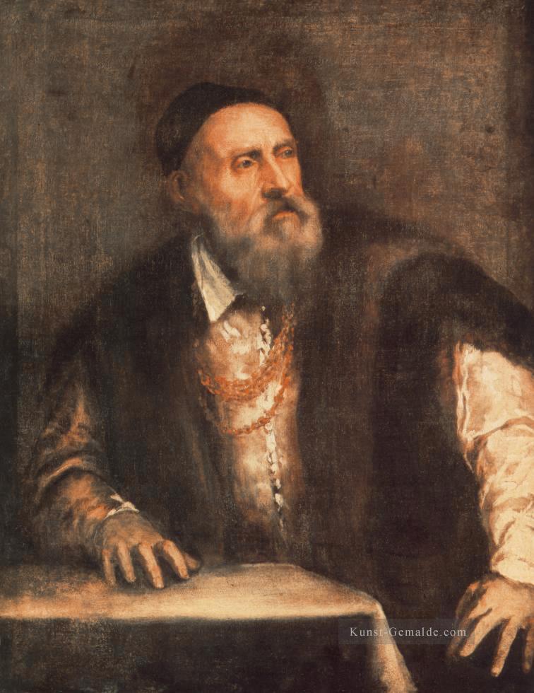 Selbst Porträt Tizian Ölgemälde